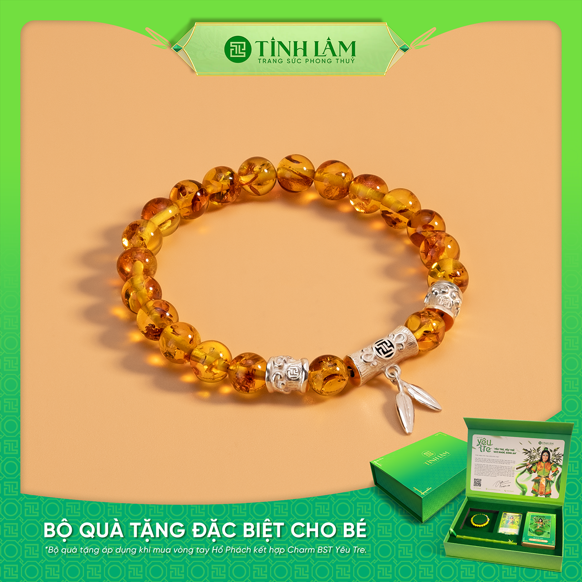VÒNG HỔ PHÁCH MẬT ONG (TRẺ EM) + GIFT BOX