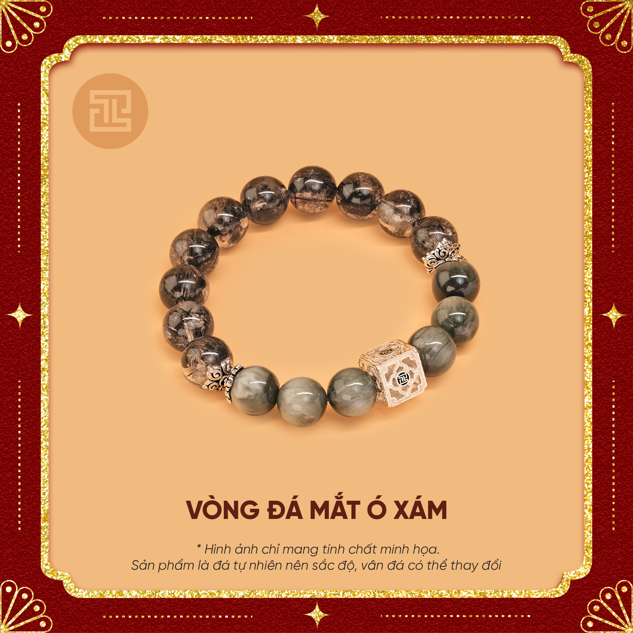 VÒNG THẠCH ANH TÓC ĐEN